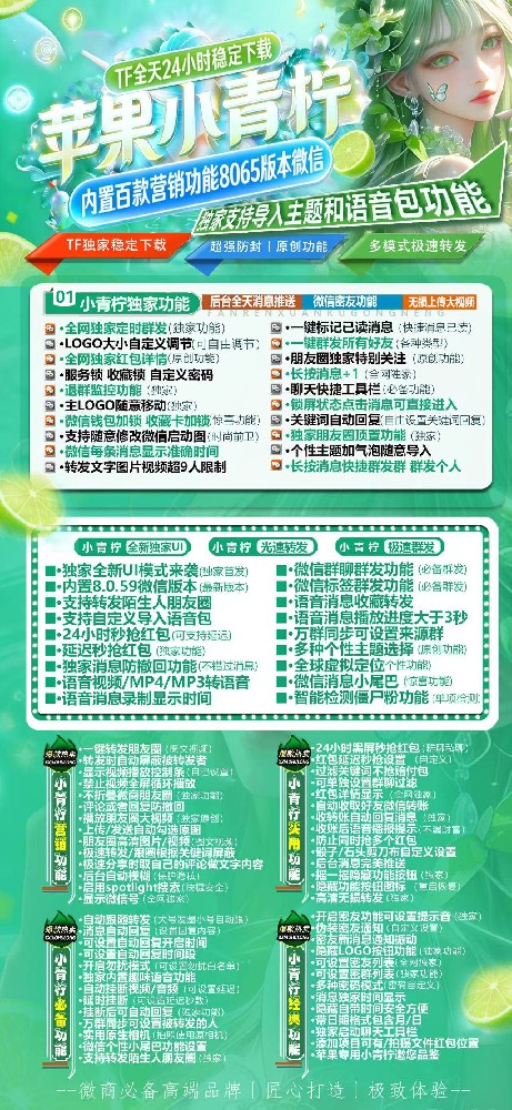 小青柠TF(微信多开软件哪里买)斗战神8065